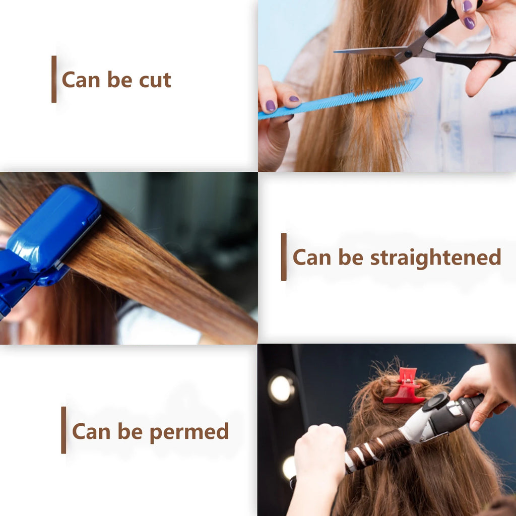 100% Mannequin Head Human Hair 22"-24"  Hairdresser Cosmetology Mannequin Manikin Training Head Hair and Free Clamp Holder