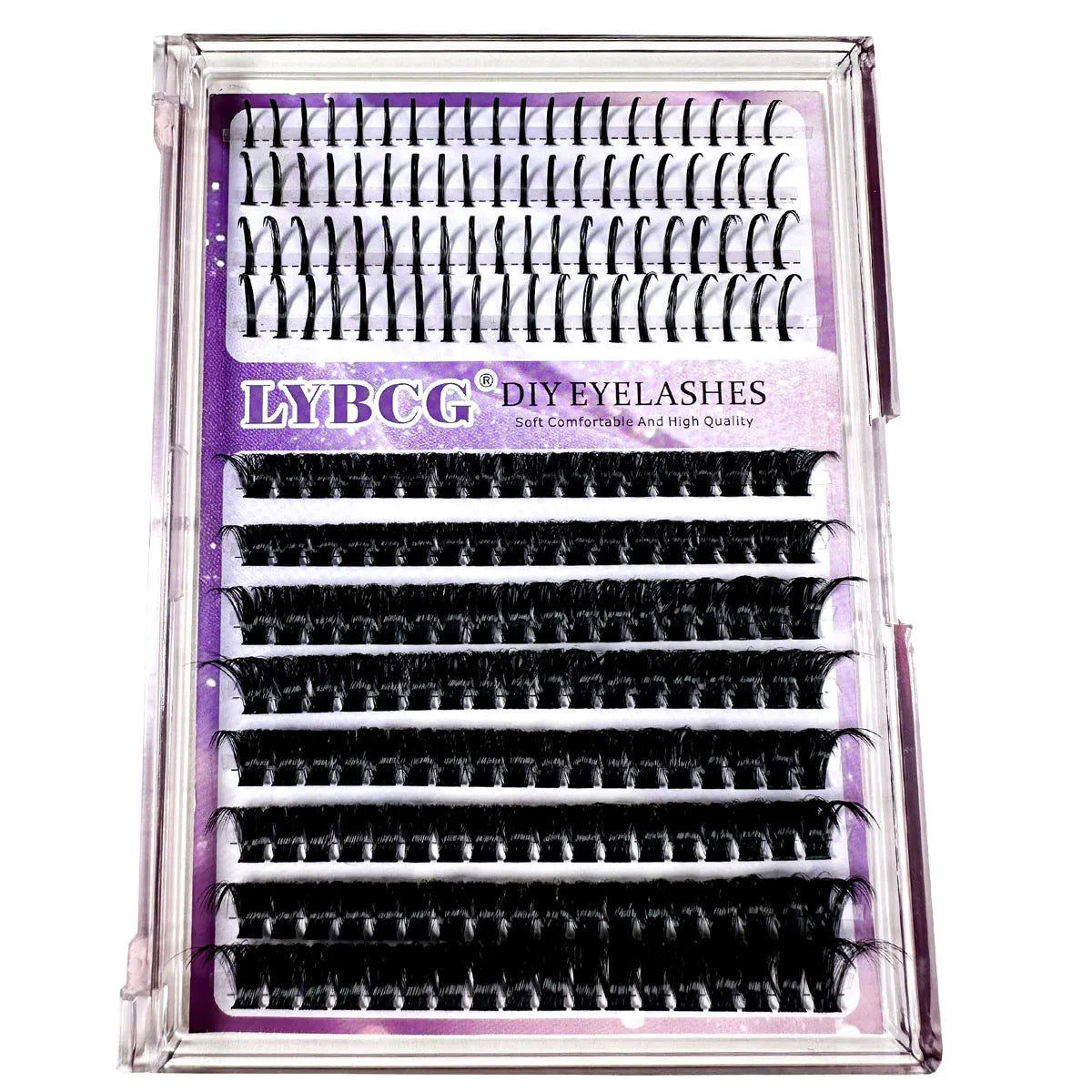 Lash Clusters 100D Lash Spikes Eyelash Clusters Volume Individual Lashes DIY Spiky Lash Extension Mega Cluster Eyelash Extension
