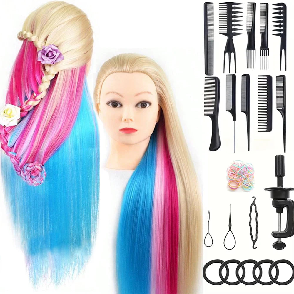 Wholesale Multiple Mannequin Head Training Head Manikin Cosmetology Doll Head for Hairdresser Practice Braiding Hair Styling