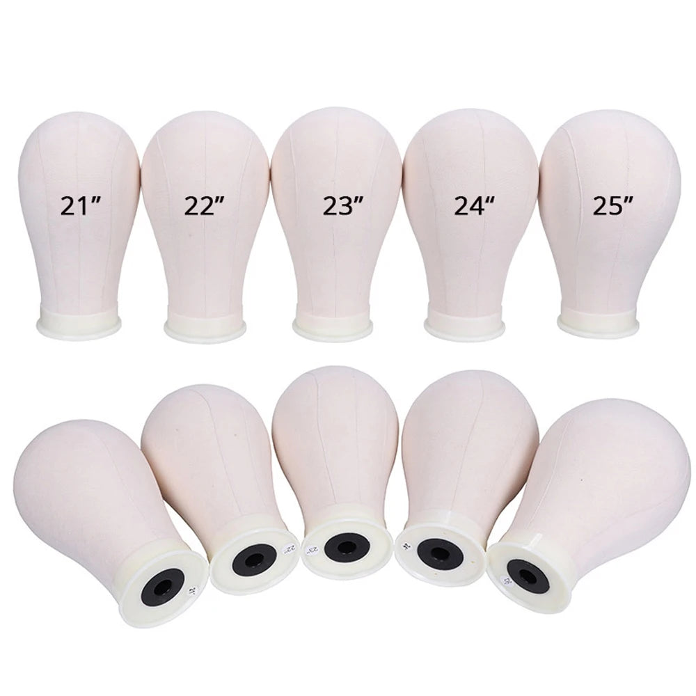 Training Mannequin Head Canvas Head With Mount Hole For Dly Wig Making Display Styling Metal Foldable Wig Head Stand Tripod