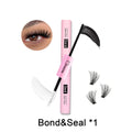 ISEEN Lash Bond and Seal 10ml for Lash Clusters Super Hold Long-Lasting Non-Irritating Eyelash Glue for DIY at Home