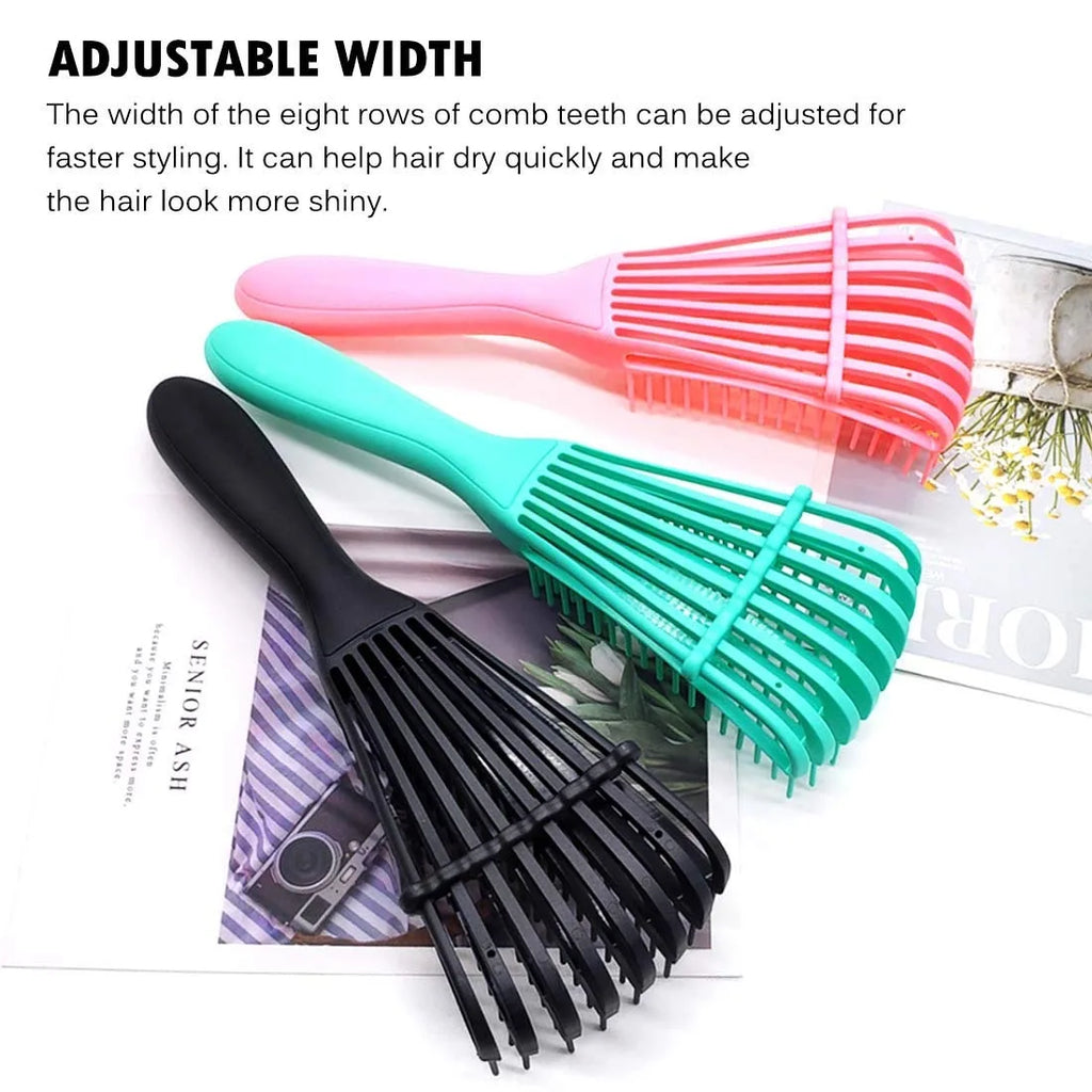 Hair Brush for Women's Afro America/African Hair Textured 3a to 4c Kinky Wavy/Curly/Coily/Wet/Dry/Oil/Thick/Long Hair
