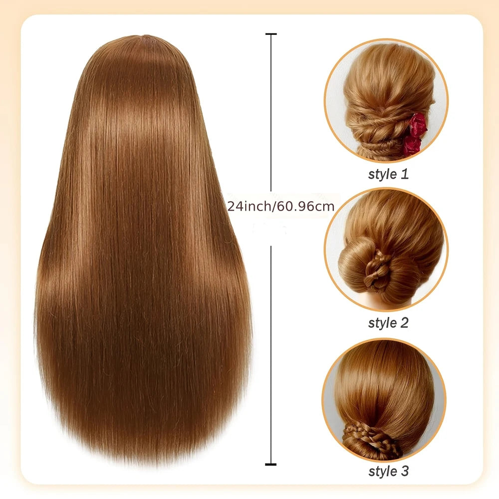 Wholesale Multiple Mannequin Head Training Head Manikin Cosmetology Doll Head for Hairdresser Practice Braiding Hair Styling
