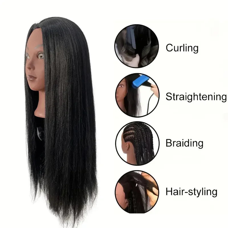 Wholesale Multiple Mannequin Head Training Head Manikin Cosmetology Doll Head for Hairdresser Practice Braiding Hair Styling