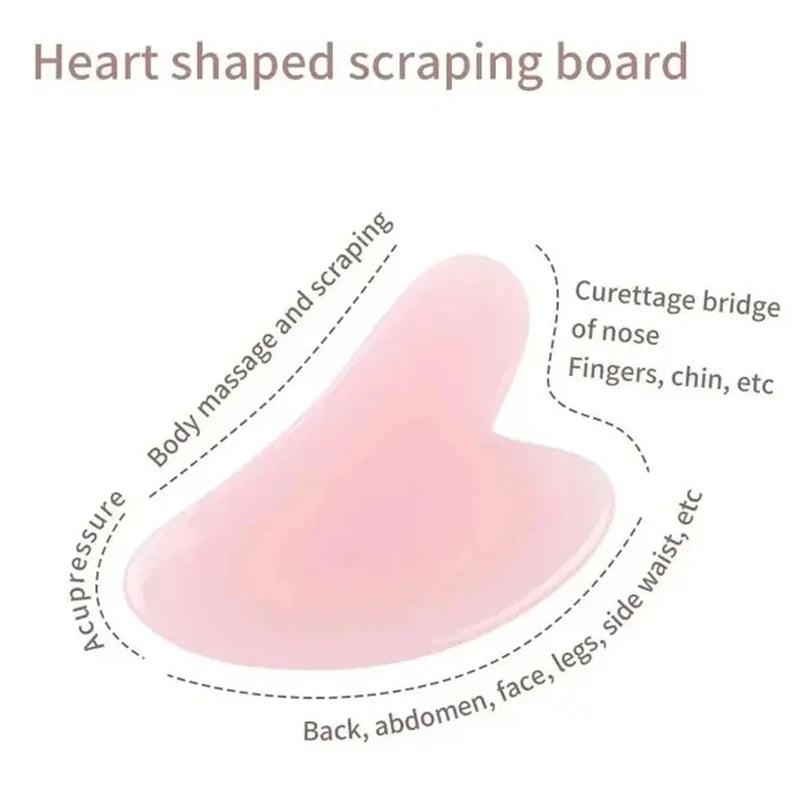 1/2Pcs Roller for Face Neck Eye Resin Facial Massage Instrumenr Health Care Scraping Board Musclee Beauty Skincare Tools