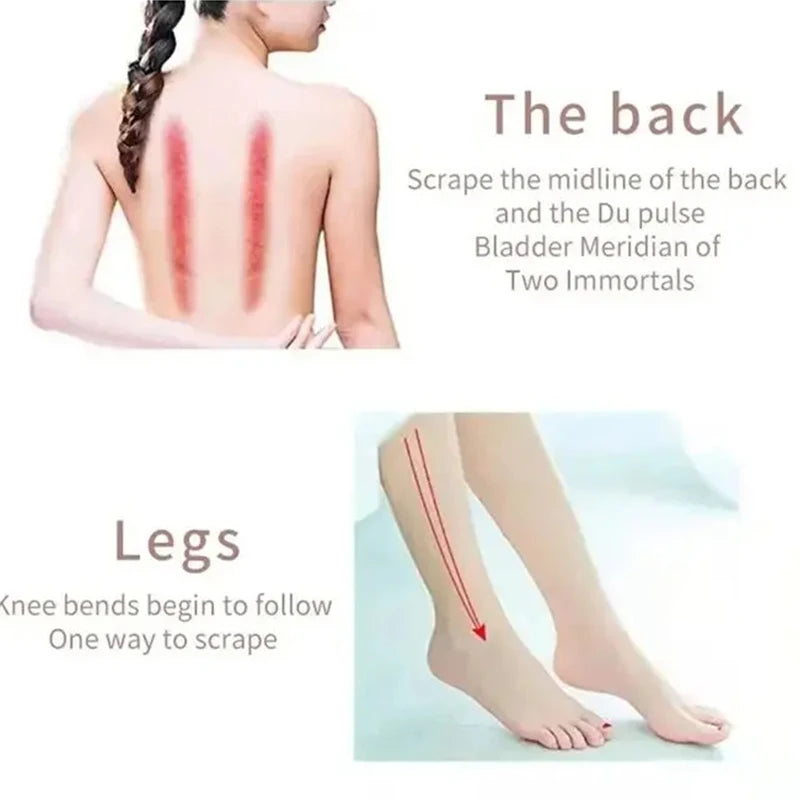 1/2Pcs Roller for Face Neck Eye Resin Facial Massage Instrumenr Health Care Scraping Board Musclee Beauty Skincare Tools