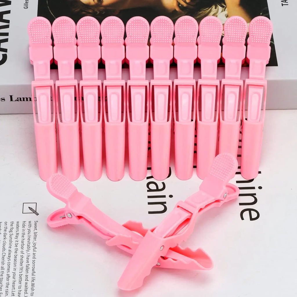 4-10Pcs Hair Clips for Styling Sectioning - Wide Teeth Double Hinged Design Professional Salon Quality Alligator Hair Clips