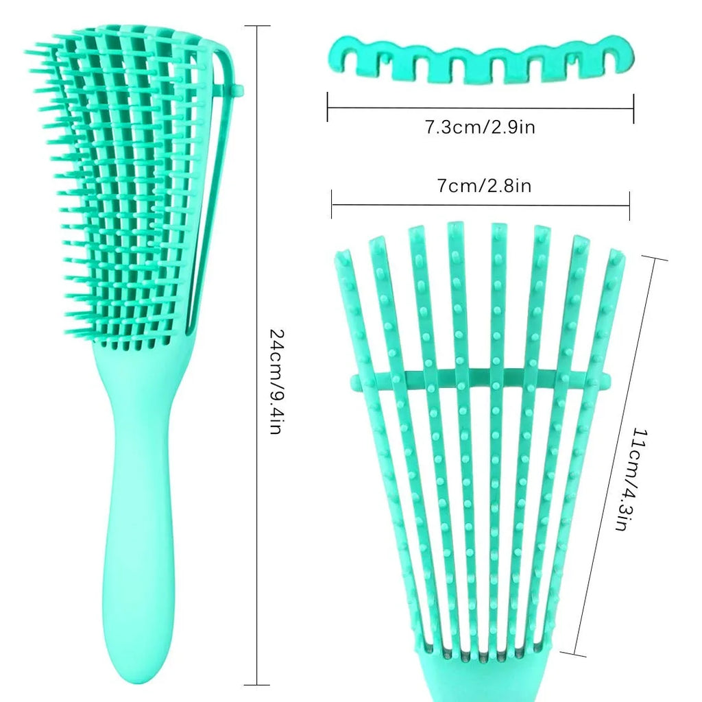 Hair Brush for Women's Afro America/African Hair Textured 3a to 4c Kinky Wavy/Curly/Coily/Wet/Dry/Oil/Thick/Long Hair