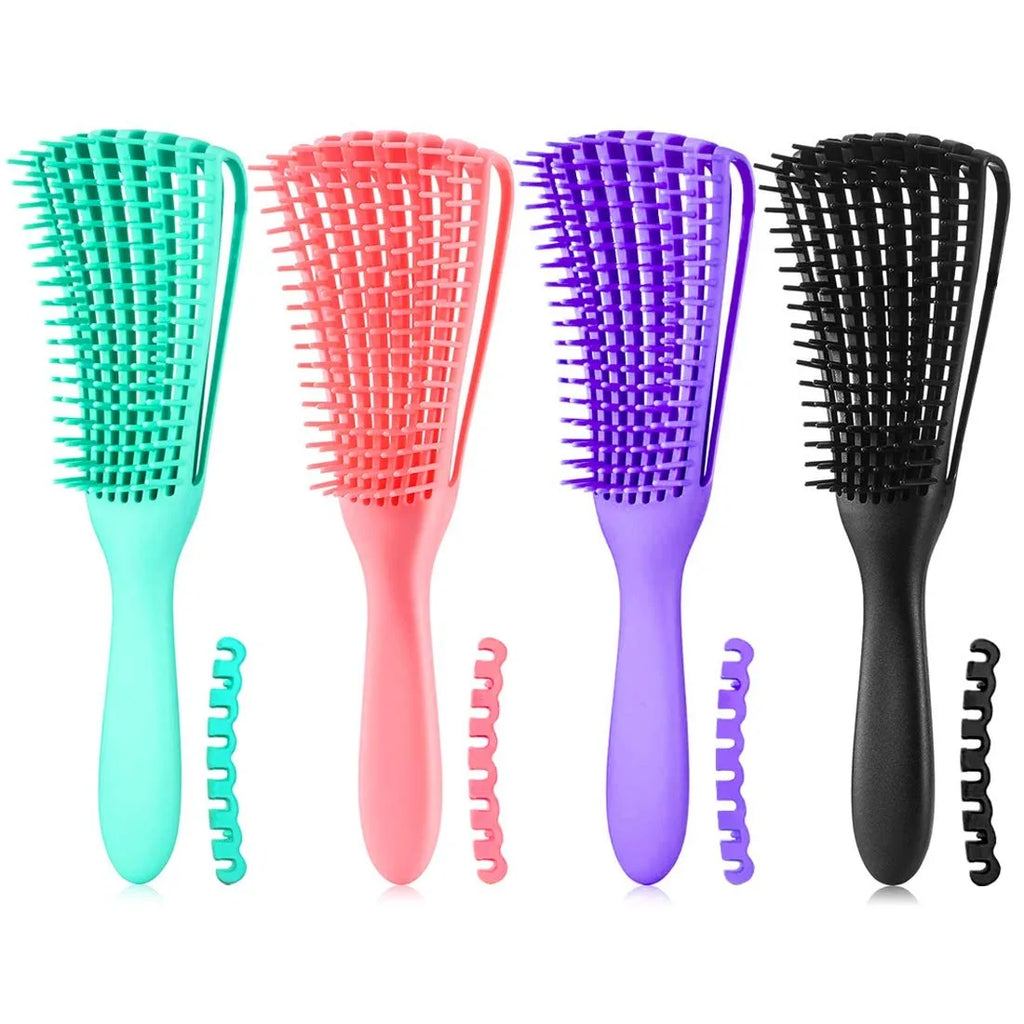 Hair Brush for Women's Afro America/African Hair Textured 3a to 4c Kinky Wavy/Curly/Coily/Wet/Dry/Oil/Thick/Long Hair