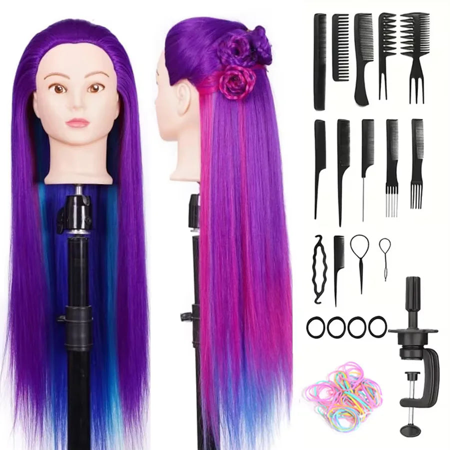 Wholesale Multiple Mannequin Head Training Head Manikin Cosmetology Doll Head for Hairdresser Practice Braiding Hair Styling