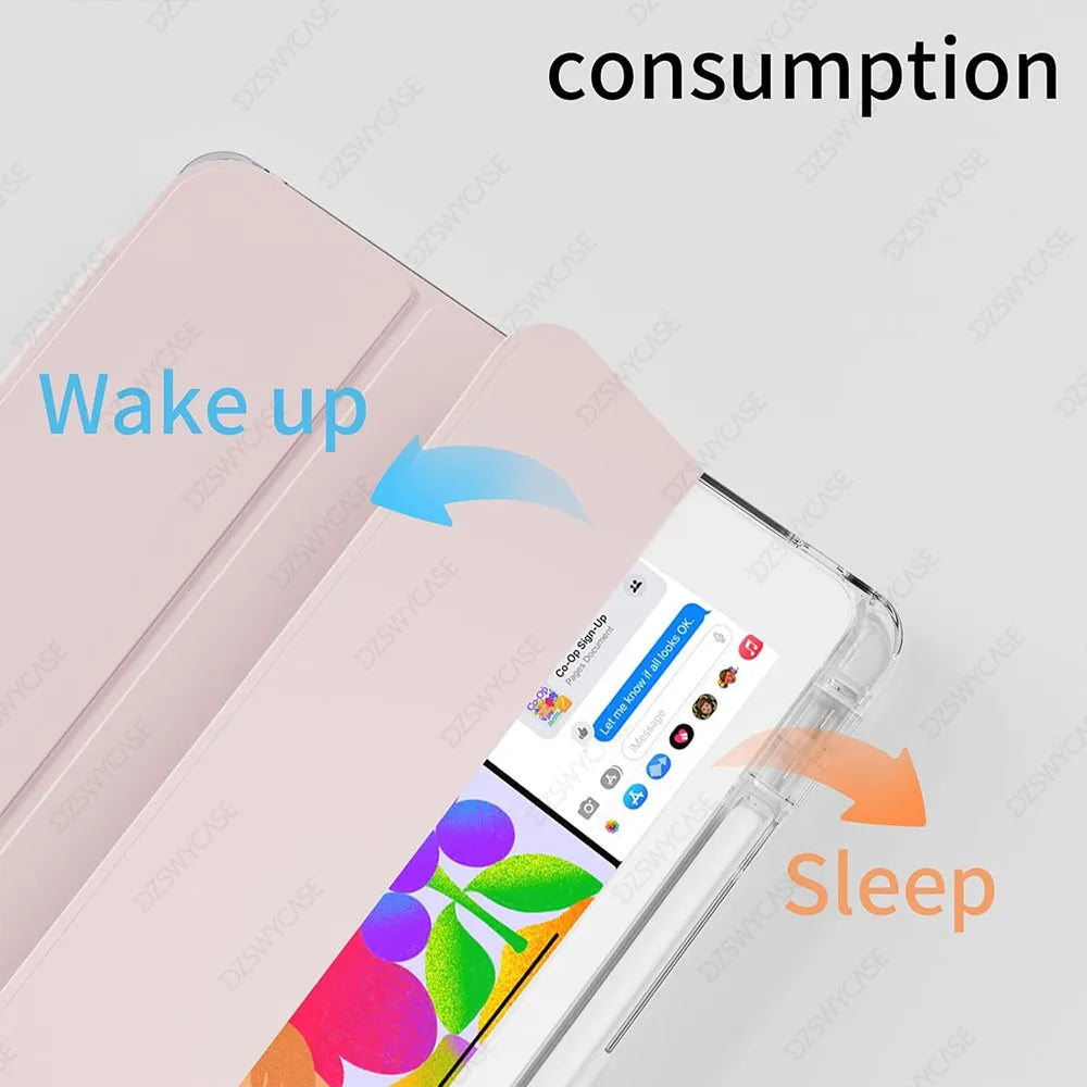 For iPad 9th/8th/7th Generation 10.2 Case (2021/2020/2019) iPad 10.2-Inch Case with Pencil Holder Sleep/Wake Protective Cover