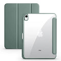 For iPad 10th Gen Case with Pen Holder Trifold Acrylic Clear Back Hard Cover For iPad 10.2 9.7 Air 5 11 iPad 10 9 11th A16 Case